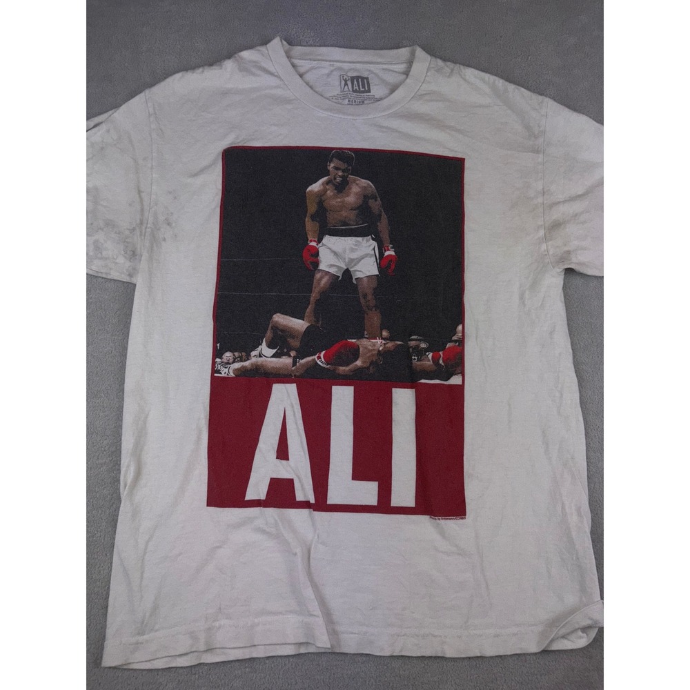 Muhammad Ali Boxing‎ T Shirt Mens Medium Graphic Tee White